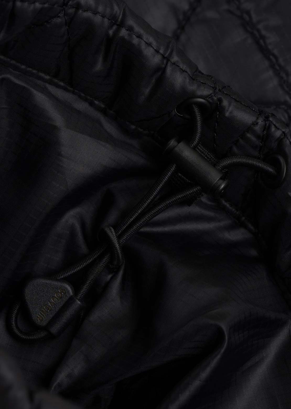 Souvenir Unisex Convertible Micro Puffer Pants Black