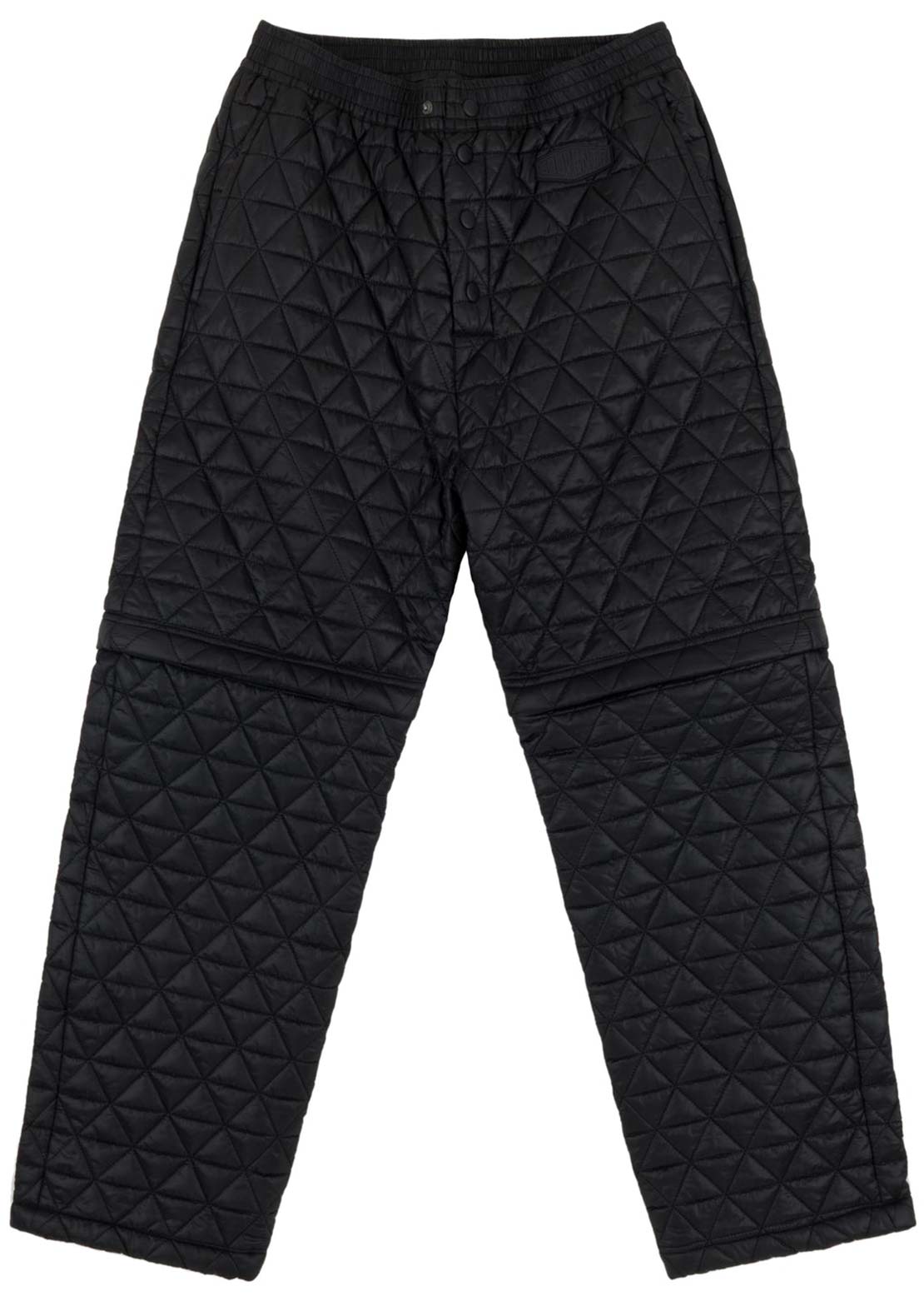 Souvenir Unisex Convertible Micro Puffer Pants Black