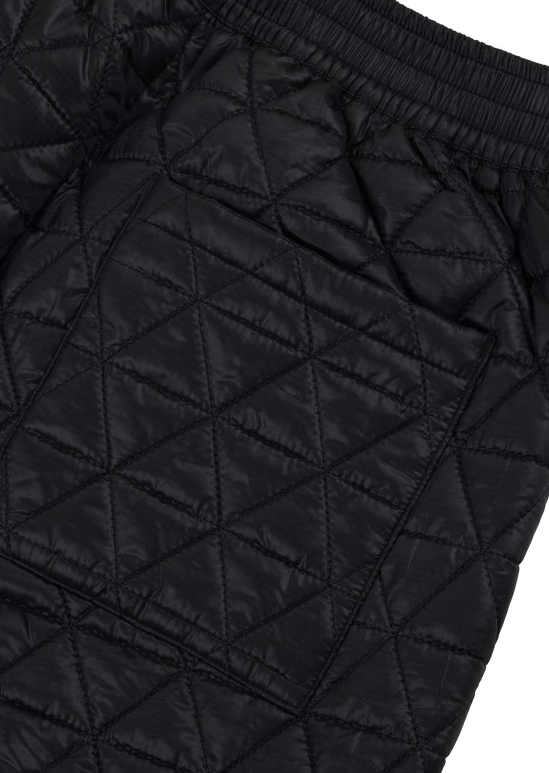 Souvenir Unisex Convertible Micro Puffer Pants Black