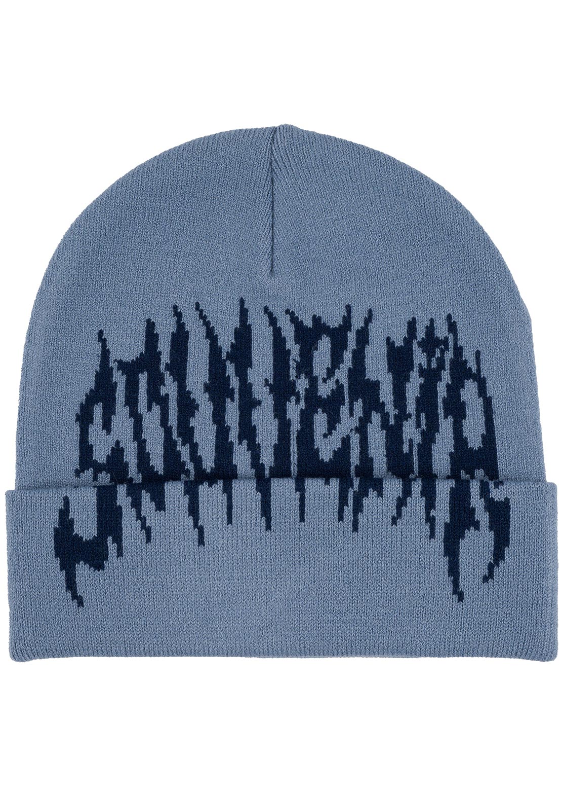 Souvenir Unisex Dirty Cuff Beanie Blue Fog