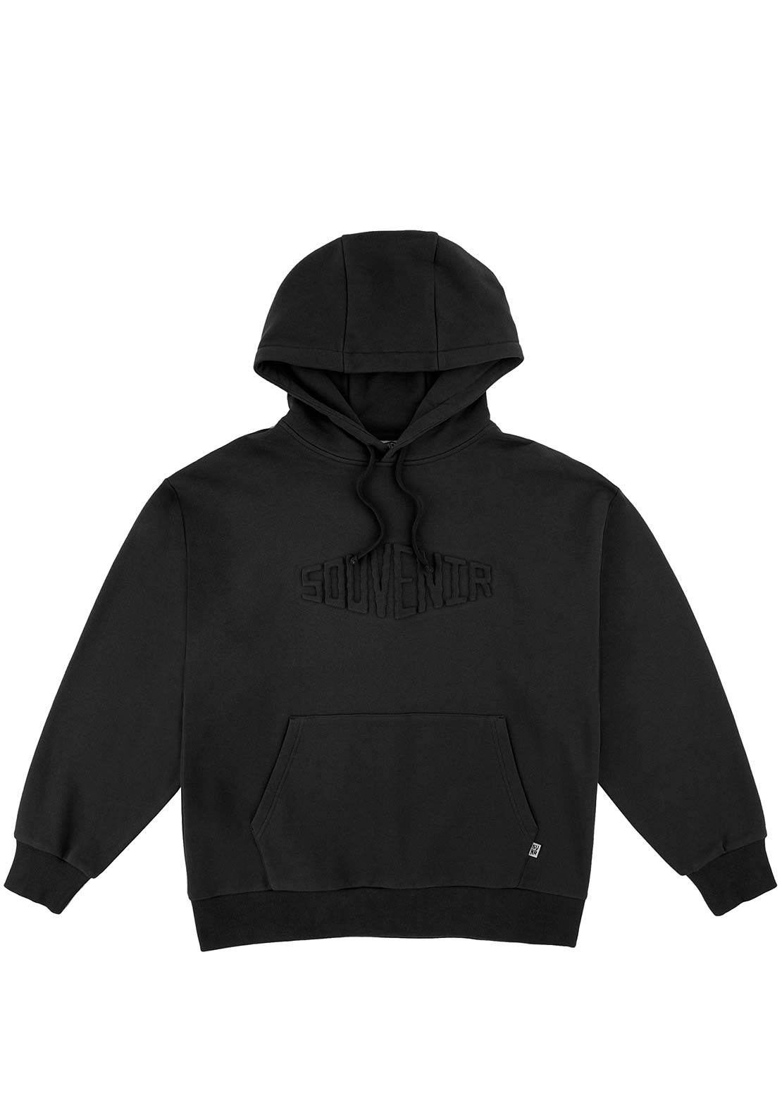 Souvenir Unisex Embossed Hood Black