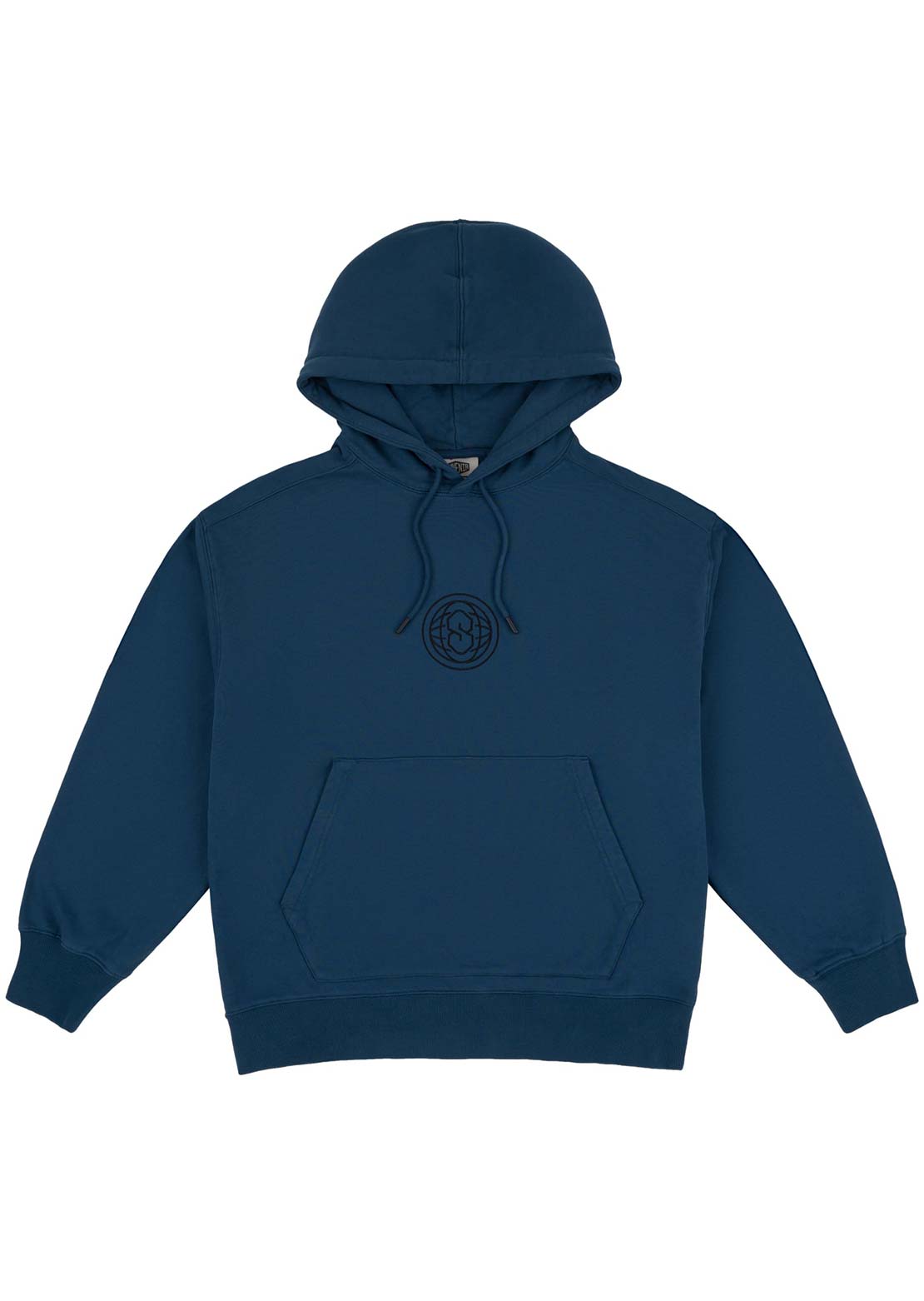 Souvenir Unisex Enzyme Wash Hood Vintage Blue