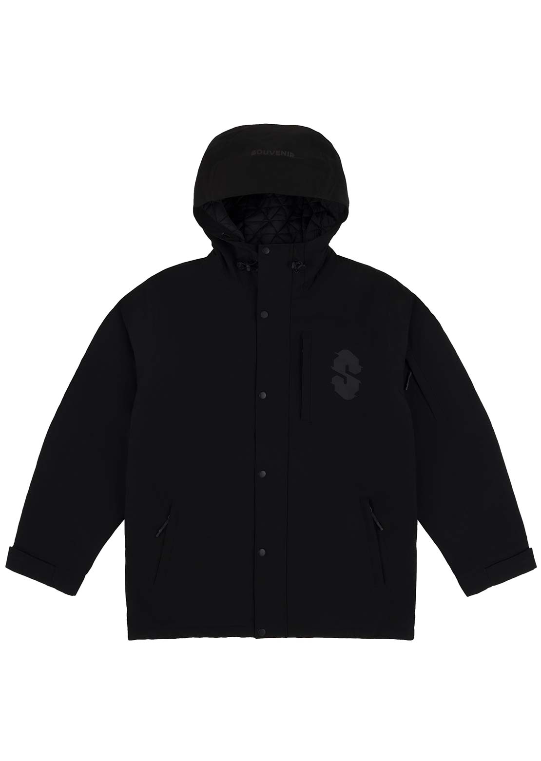 Souvenir Unisex Insulated Sports Jacket Black