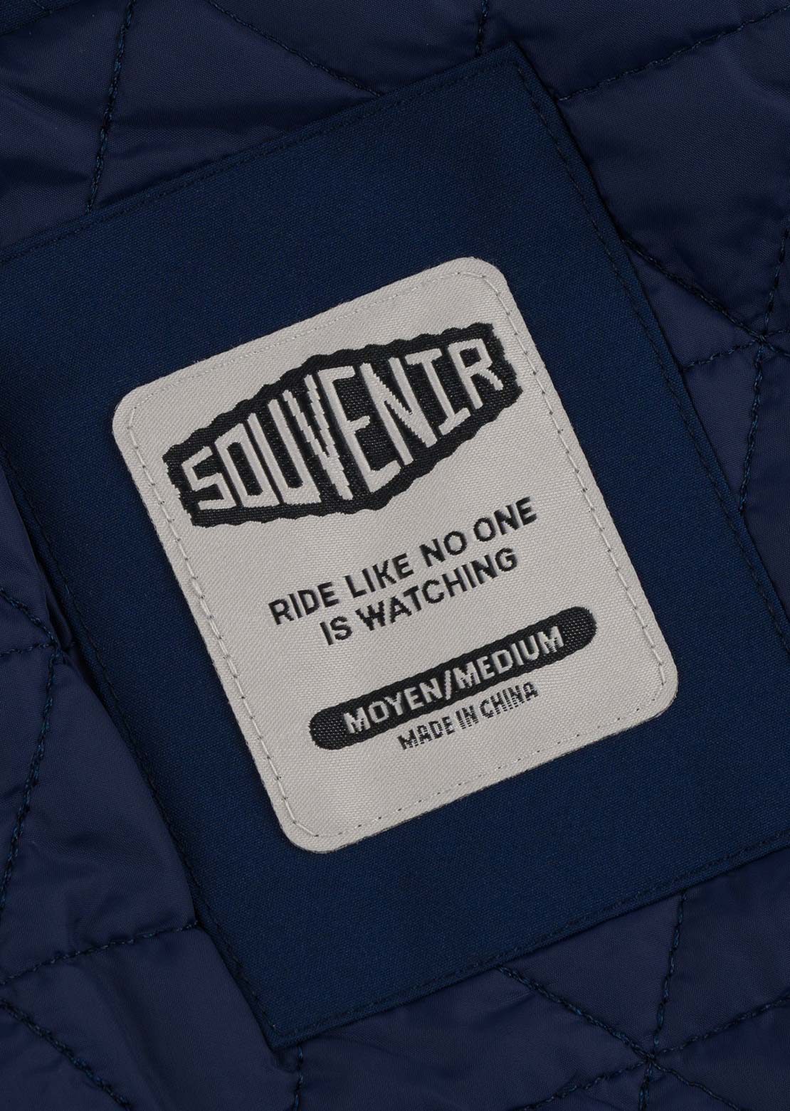 Souvenir Unisex Insulated Track Jacket Navy