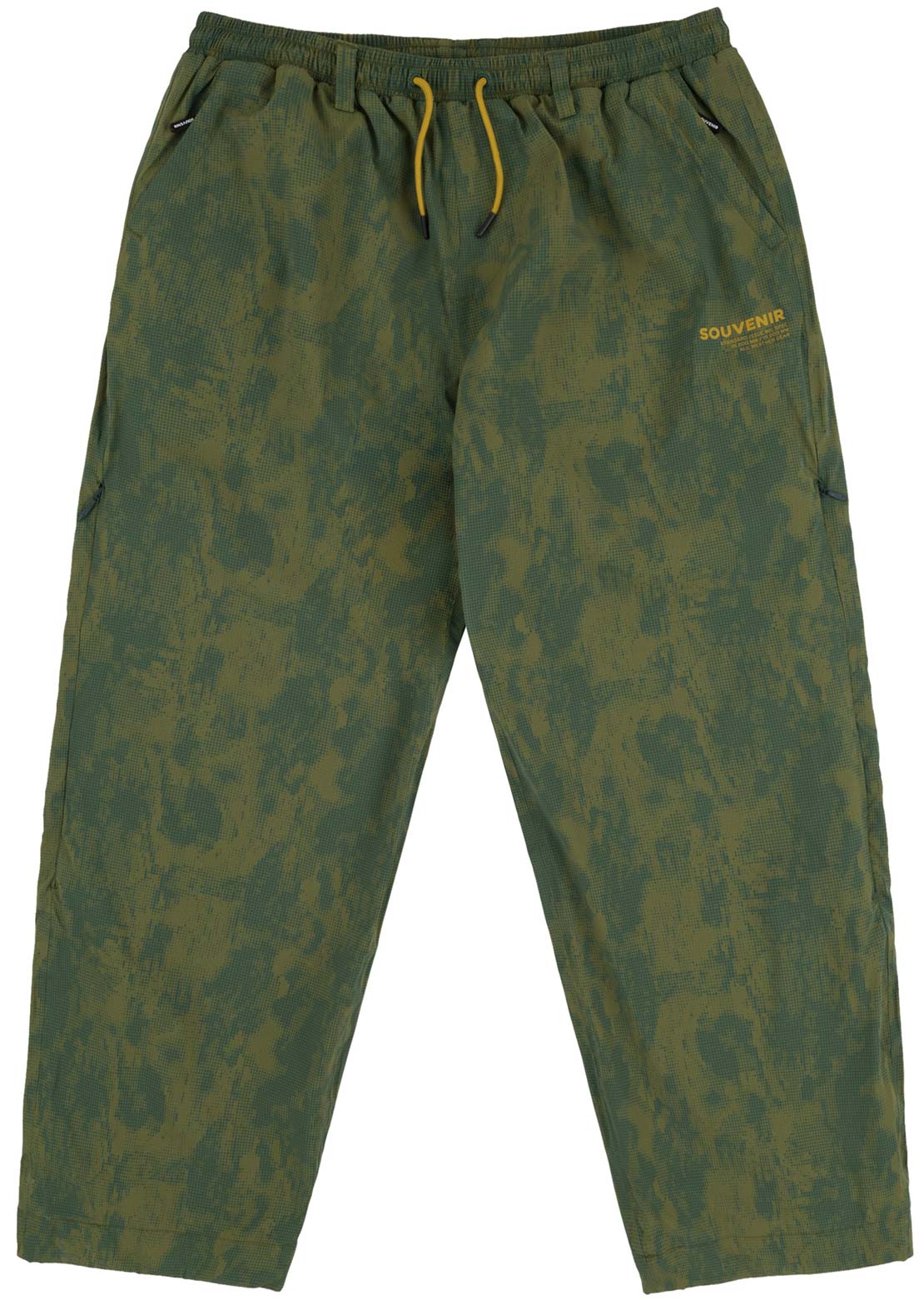 Souvenir Unisex Parachute Pants Army Blotch Print