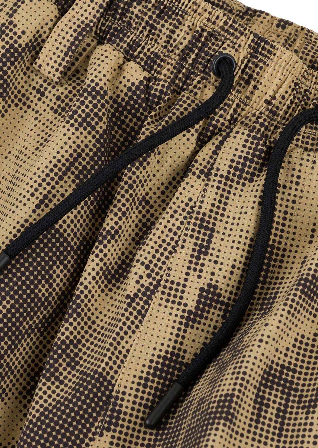 Souvenir Unisex Parachute Pants Brown Blotch Print