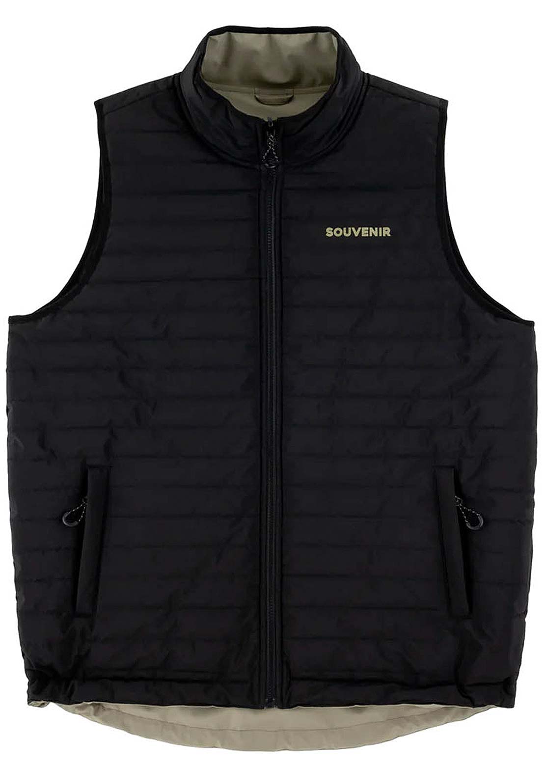 Souvenir Unisex Reversable Insulated Vest Moss/Black