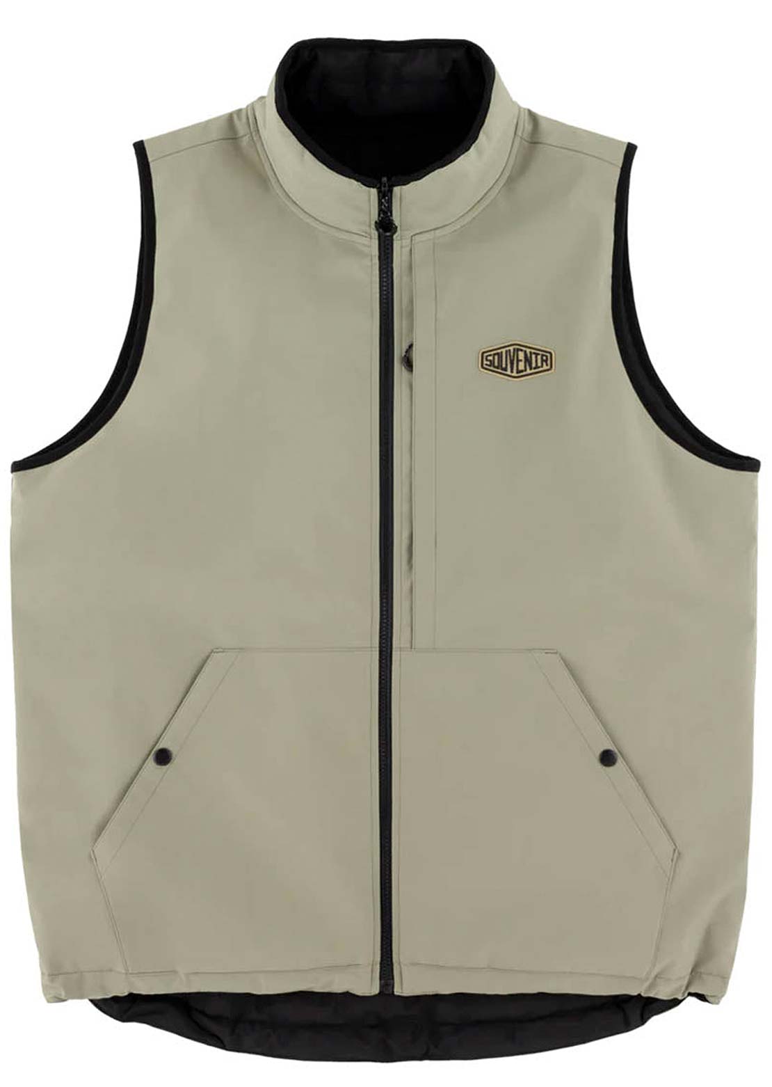Souvenir Unisex Reversable Insulated Vest Moss/Black
