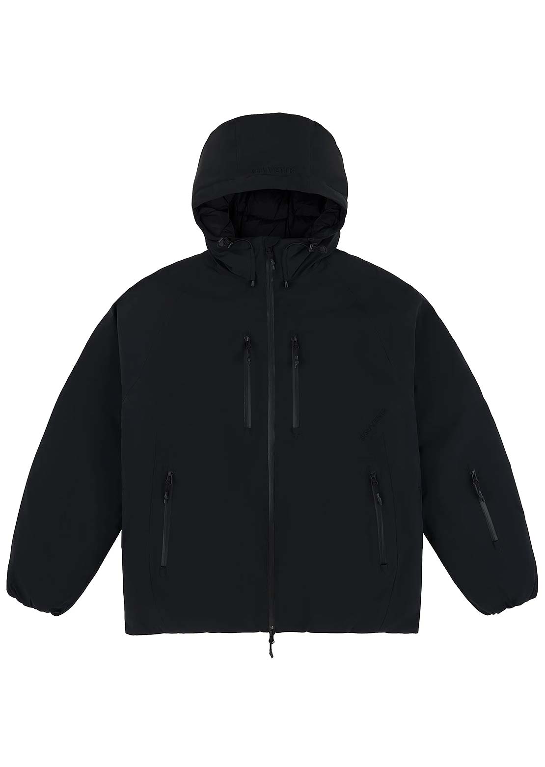 Souvenir Unisex Snowboard Parka Jacket Black