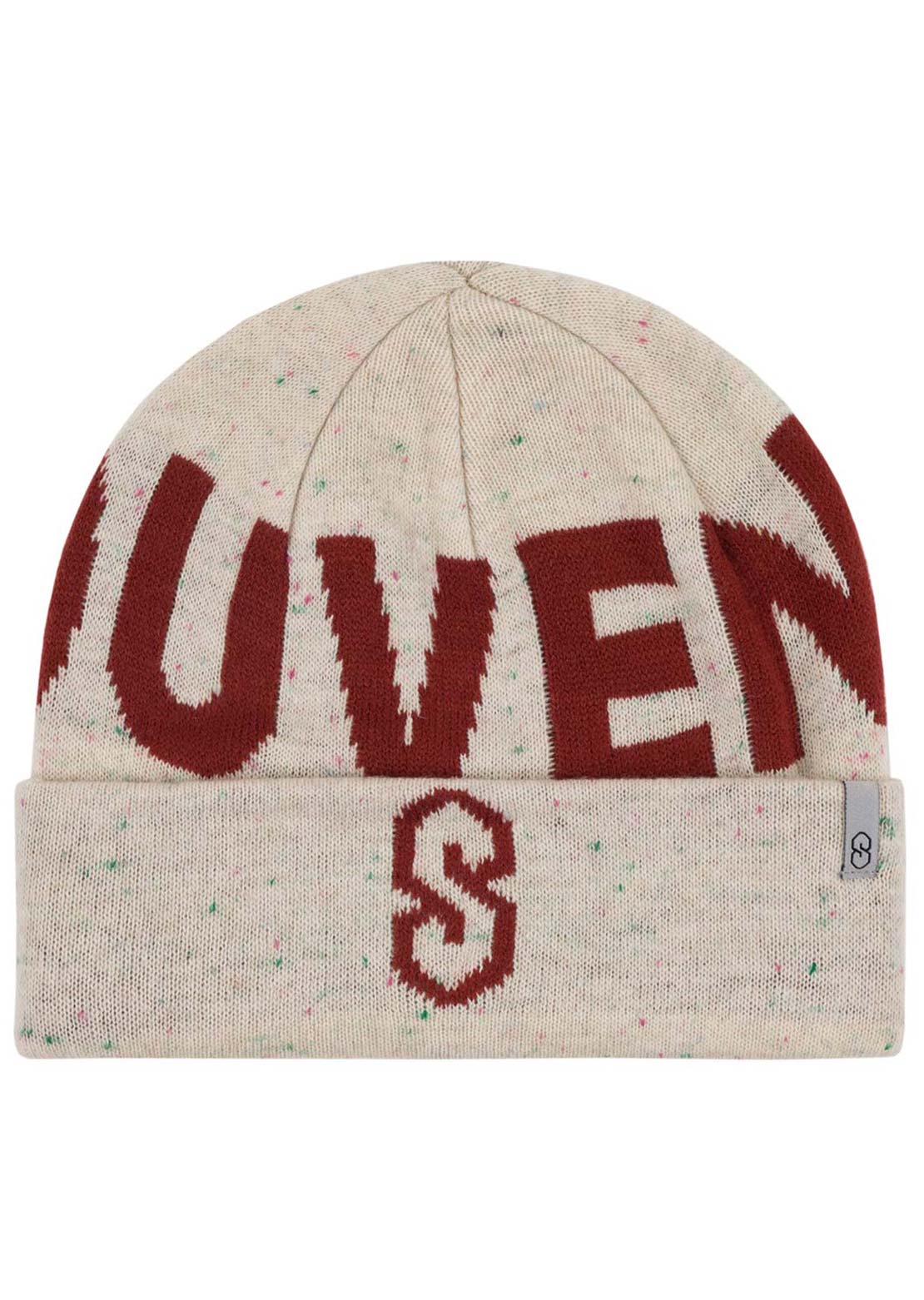 Souvenir Unisex Speckled Cuff Beanie Marshmallow