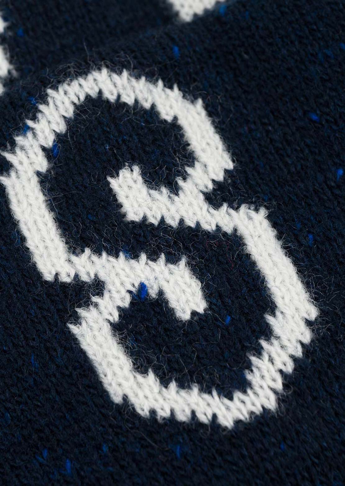 Souvenir Unisex Speckled Cuff Beanie Navy