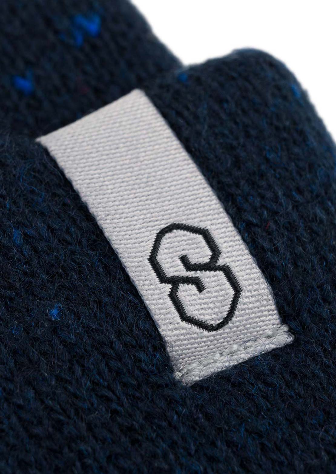 Souvenir Unisex Speckled Cuff Beanie Navy