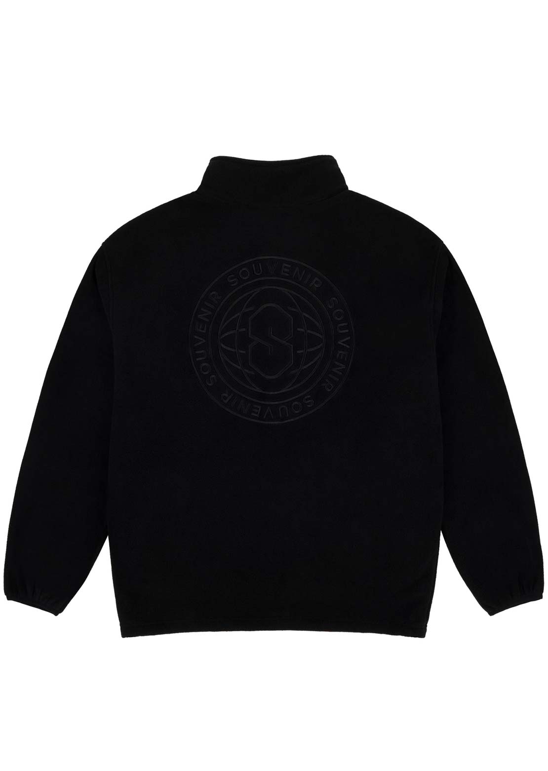 Souvenir Unisex Tech Zip Up Fleece Black