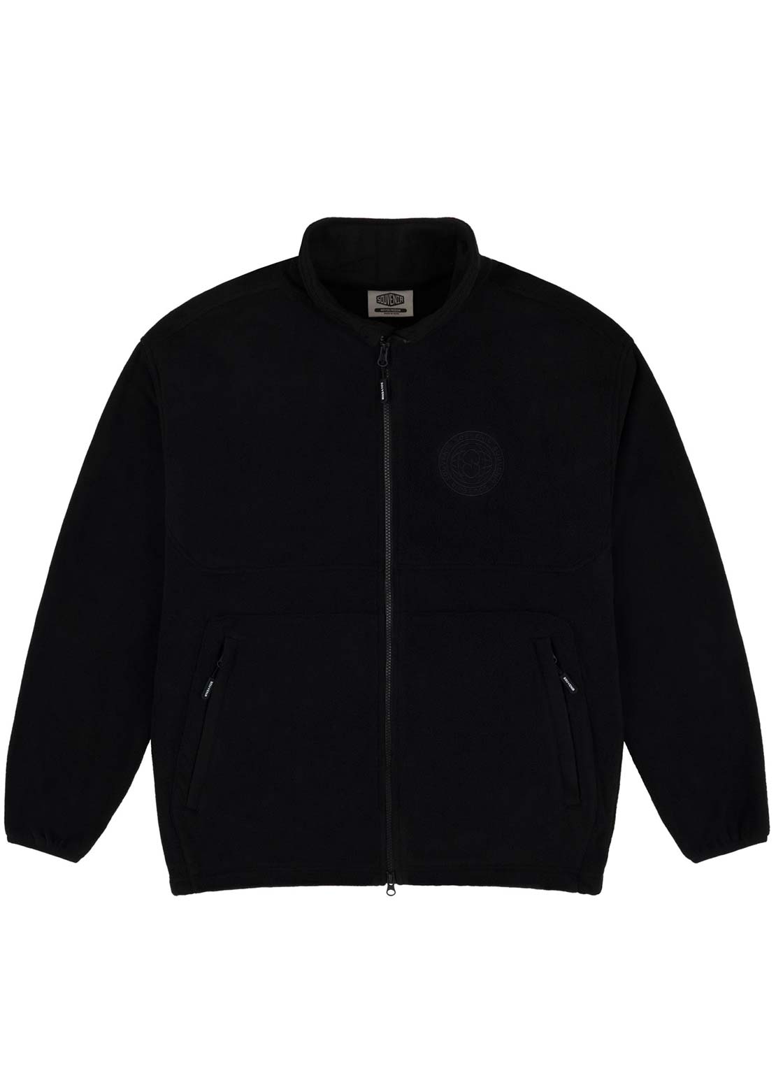 Souvenir Unisex Tech Zip Up Fleece Black