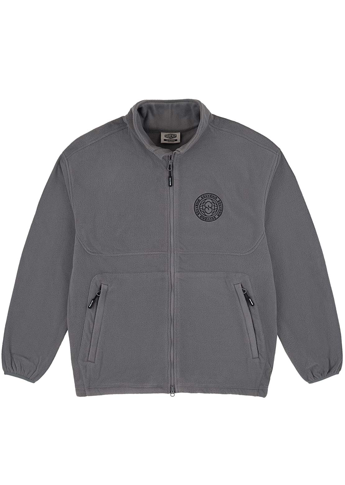 Souvenir Unisex Tech Zip Up Fleece Cool Grey