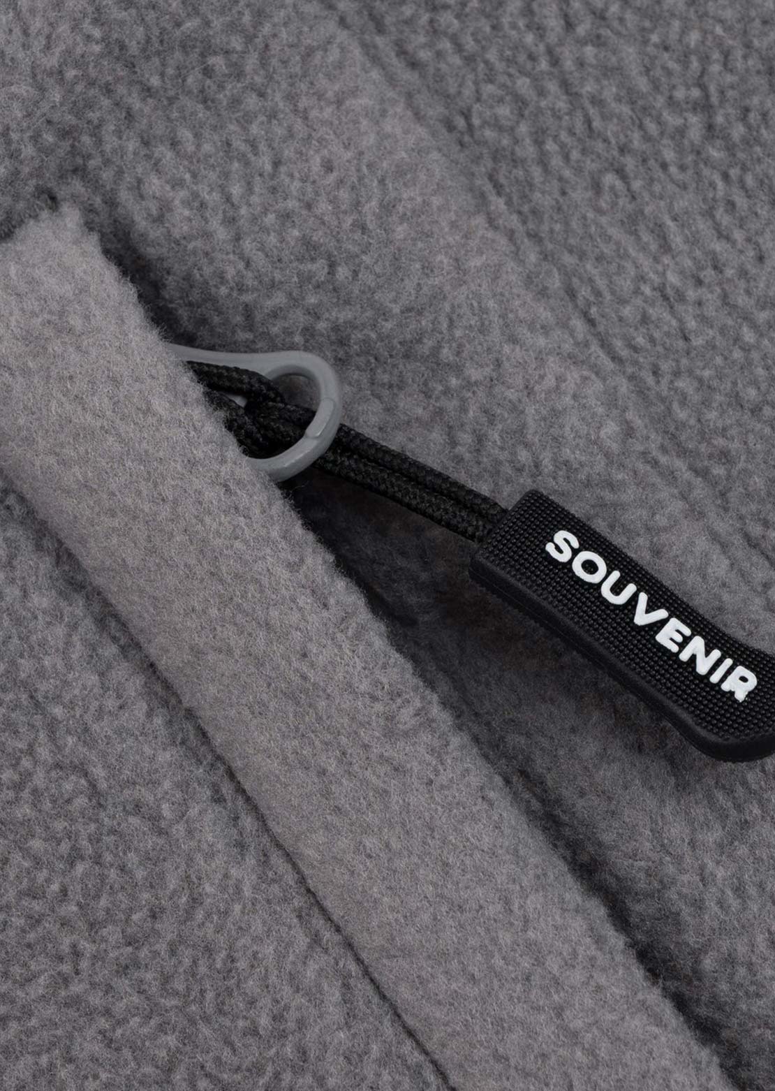 Souvenir Unisex Tech Zip Up Fleece Cool Grey
