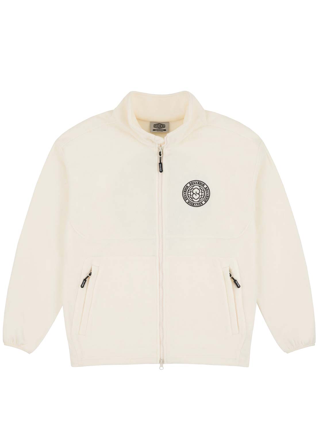 Souvenir Unisex Tech Zip Up Fleece Marshmallow