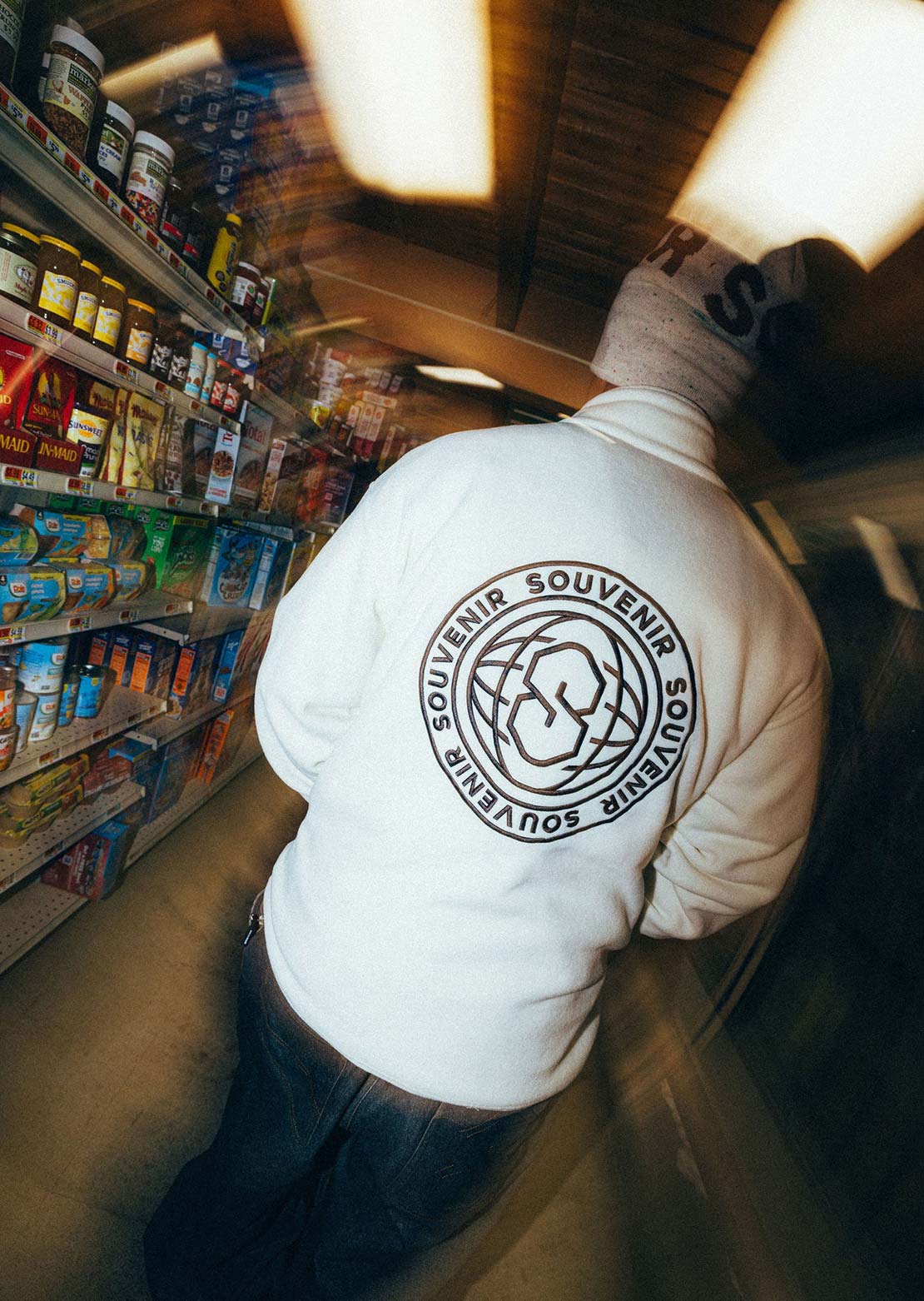 Souvenir Unisex Tech Zip Up Fleece Marshmallow