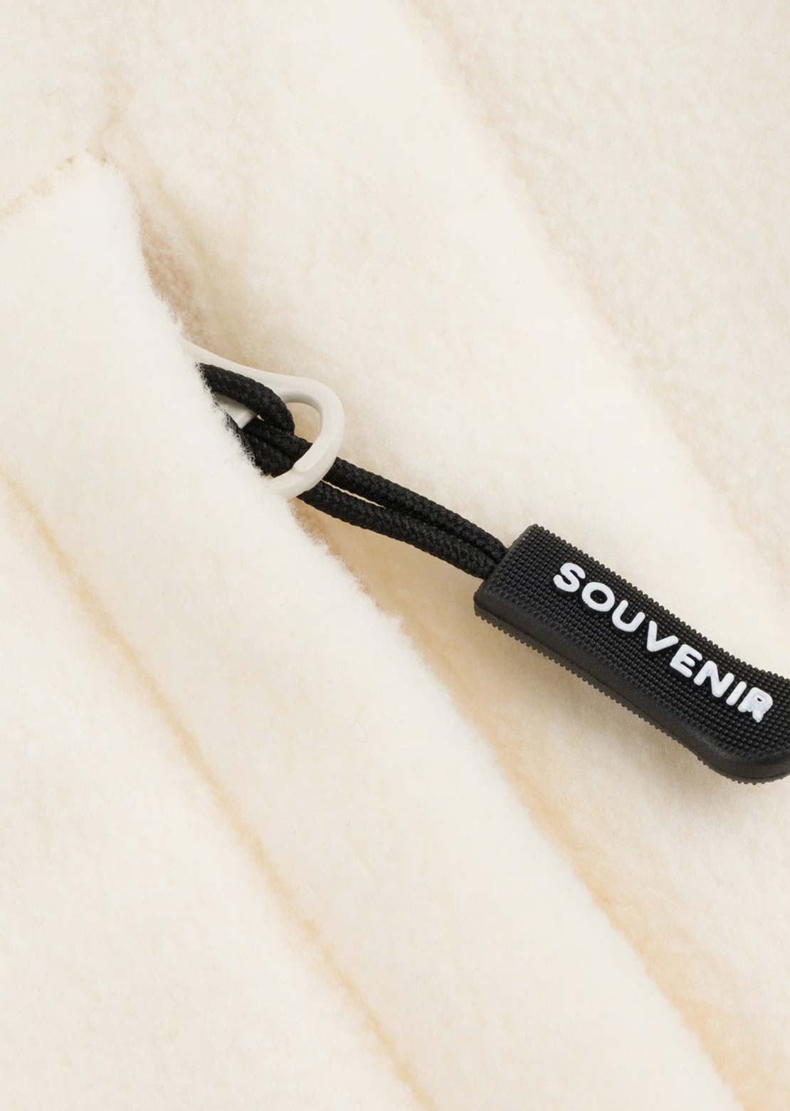 Souvenir Unisex Tech Zip Up Fleece Marshmallow