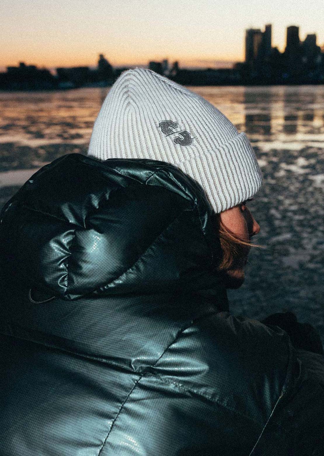 Souvenir Unisex Two Tone Rib Beanie Marshmallow