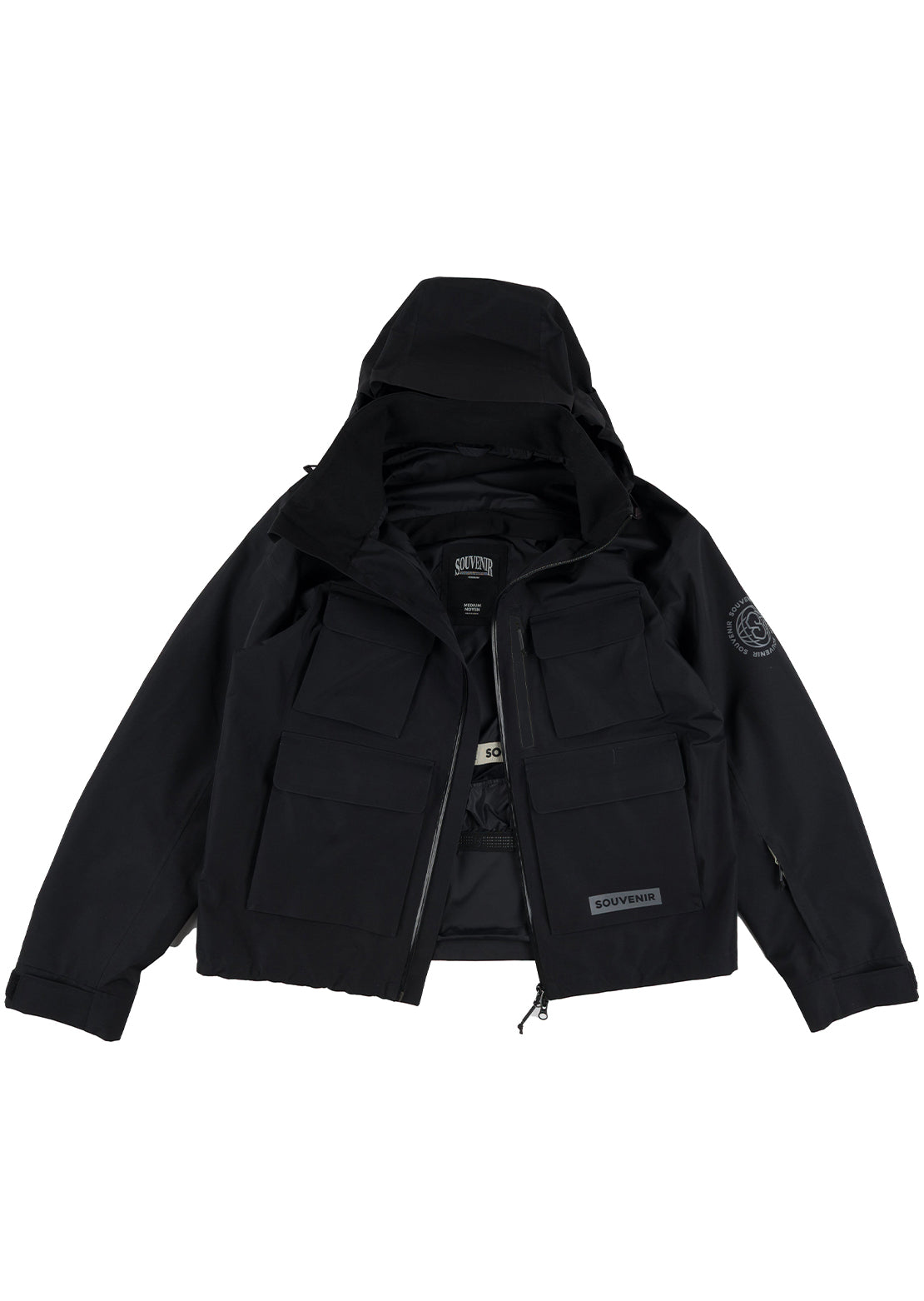 Souvenir Unisex Vent Jacket Black
