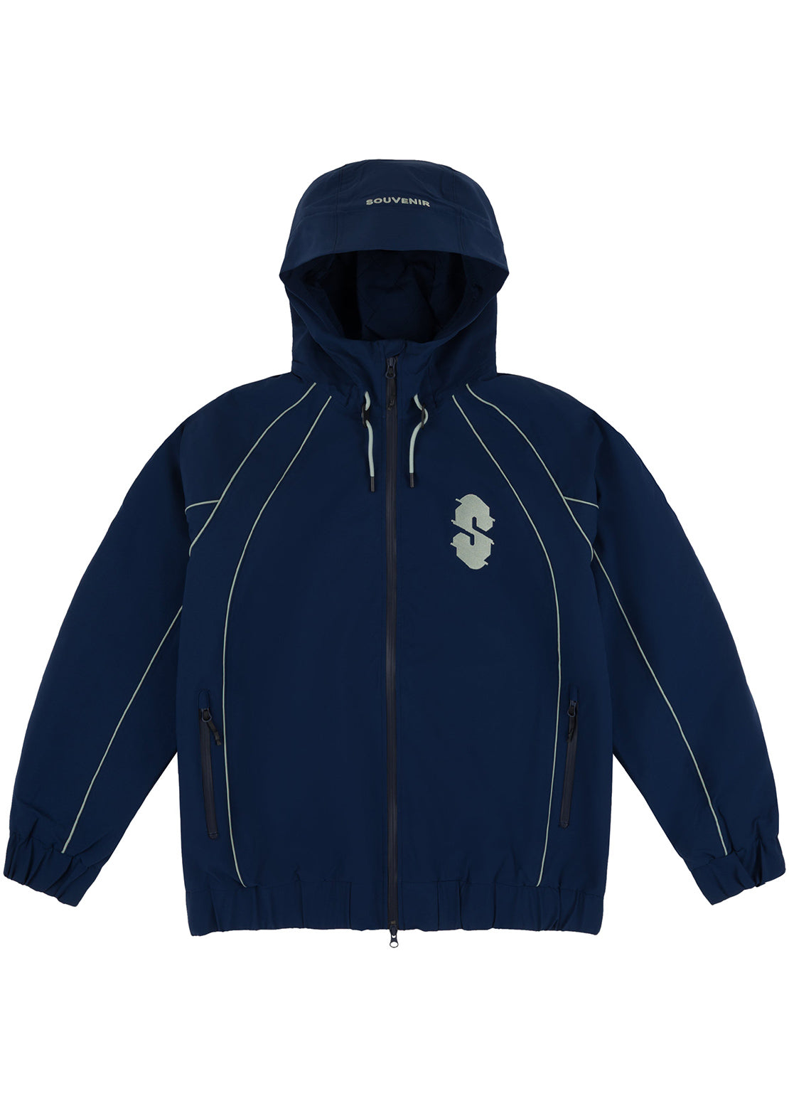 Souvenir Women's Insulated Track Jacket Navy