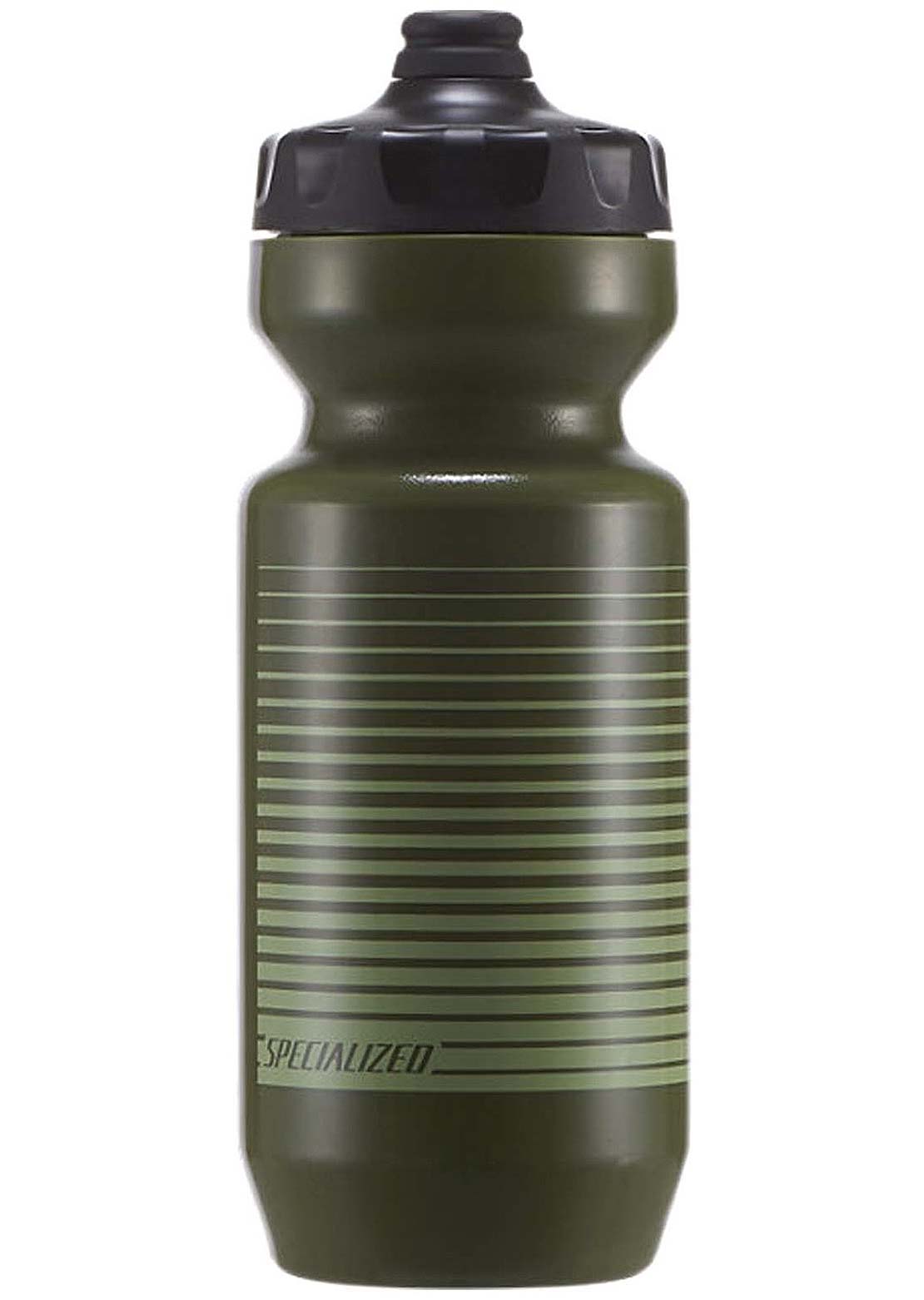 Specialized Purist Fixy Water Bottle Moss Green Linear Stripe