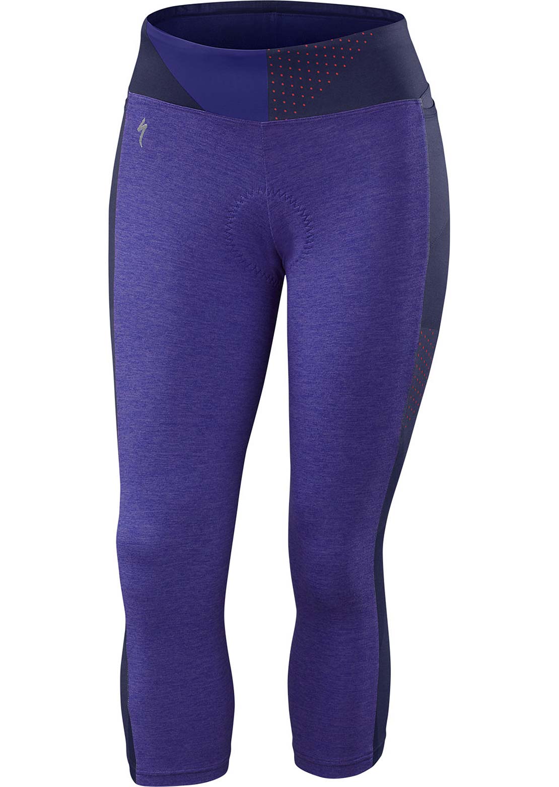 Specialized Women's Shasta 3/4 Cycling Tights Bars Indigo