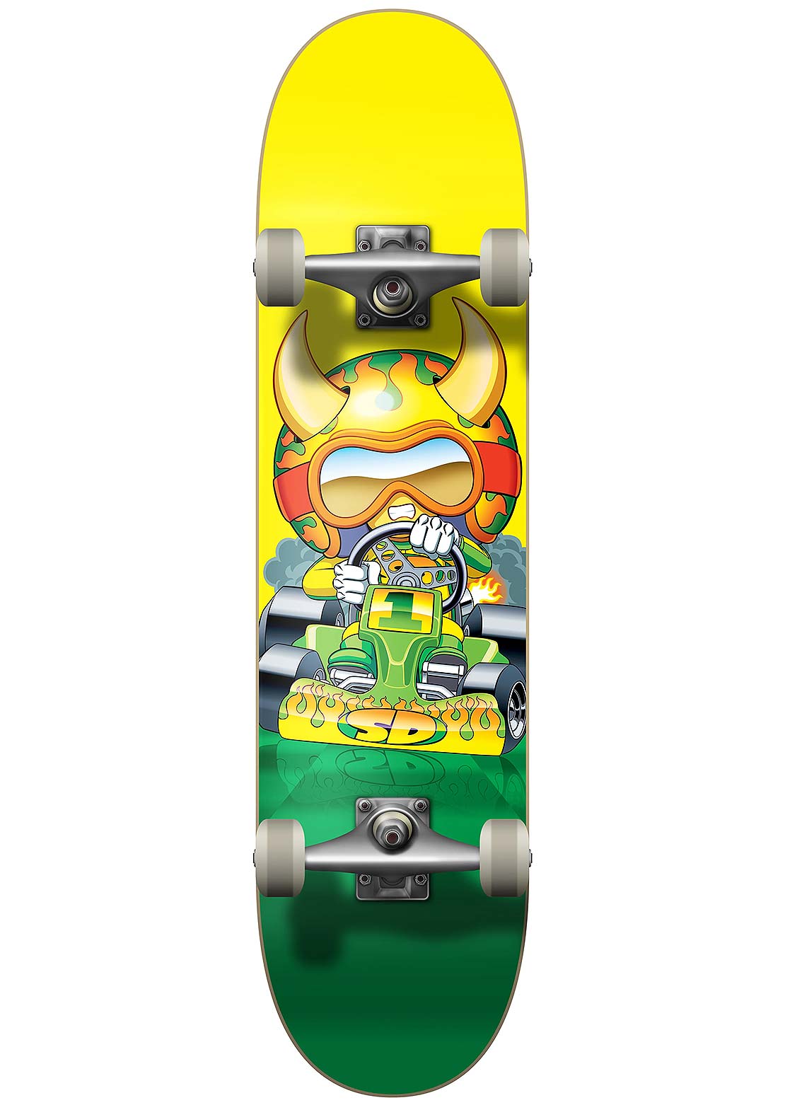 Speed Demons Go Kart Soft Top Complete Skateboard Multi