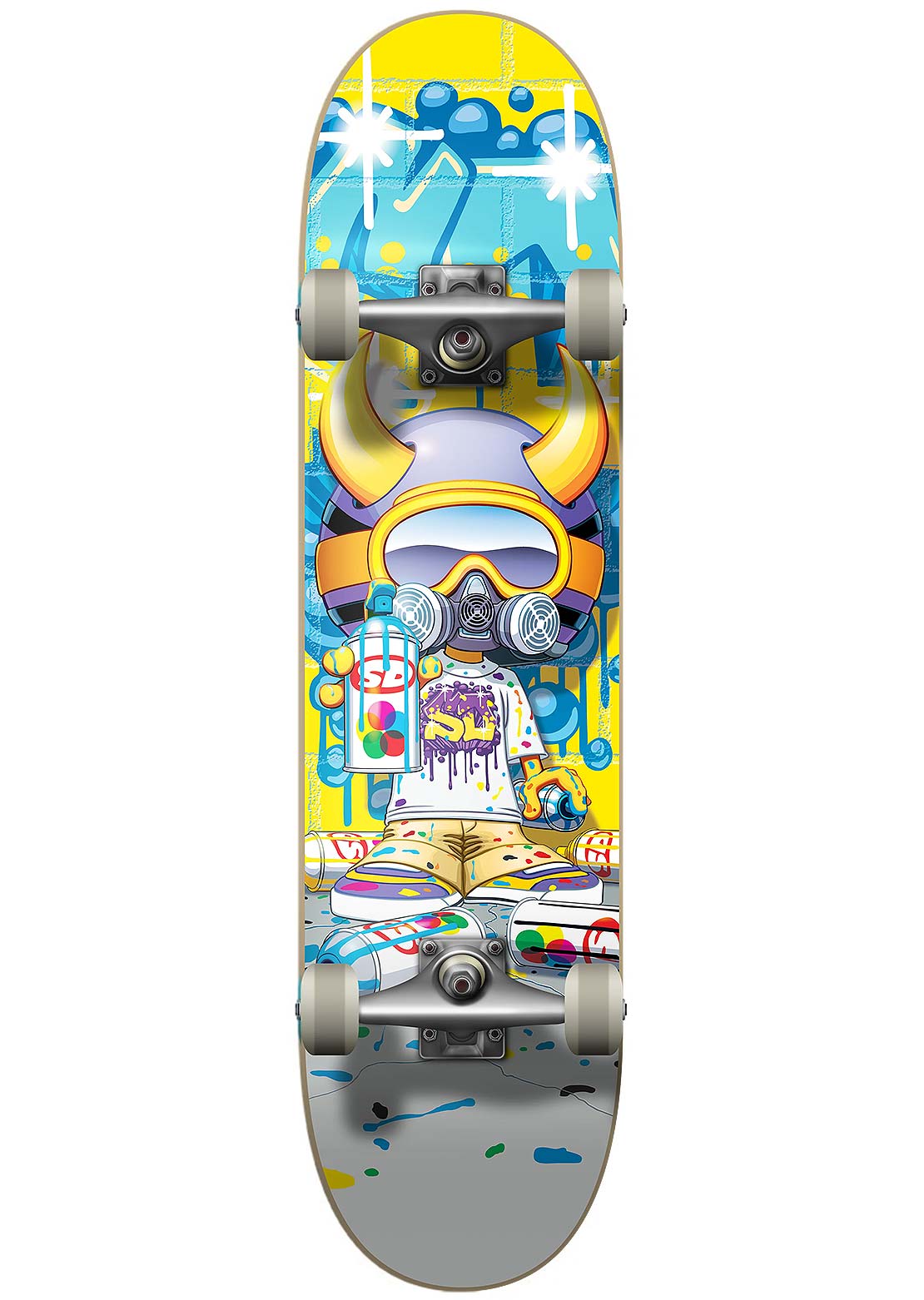 Speed Demons Tagger Complete Skateboard Multi
