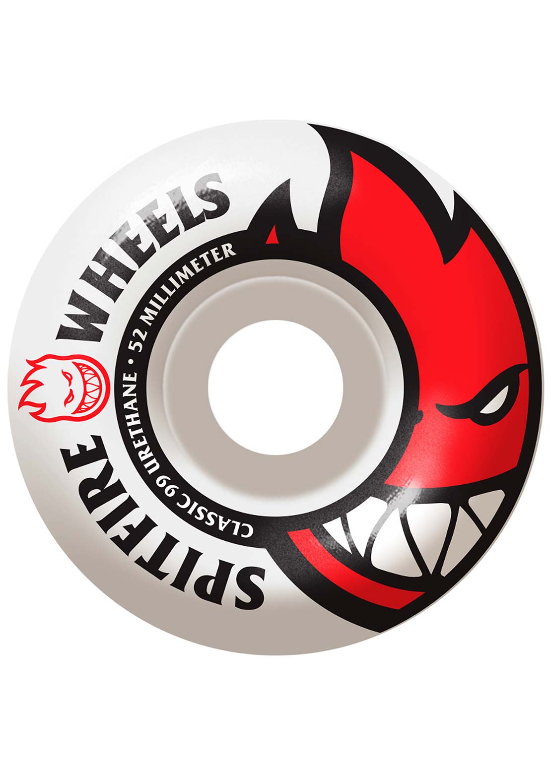 Spitfire 99D Bighead Skateboard Wheels White/Red