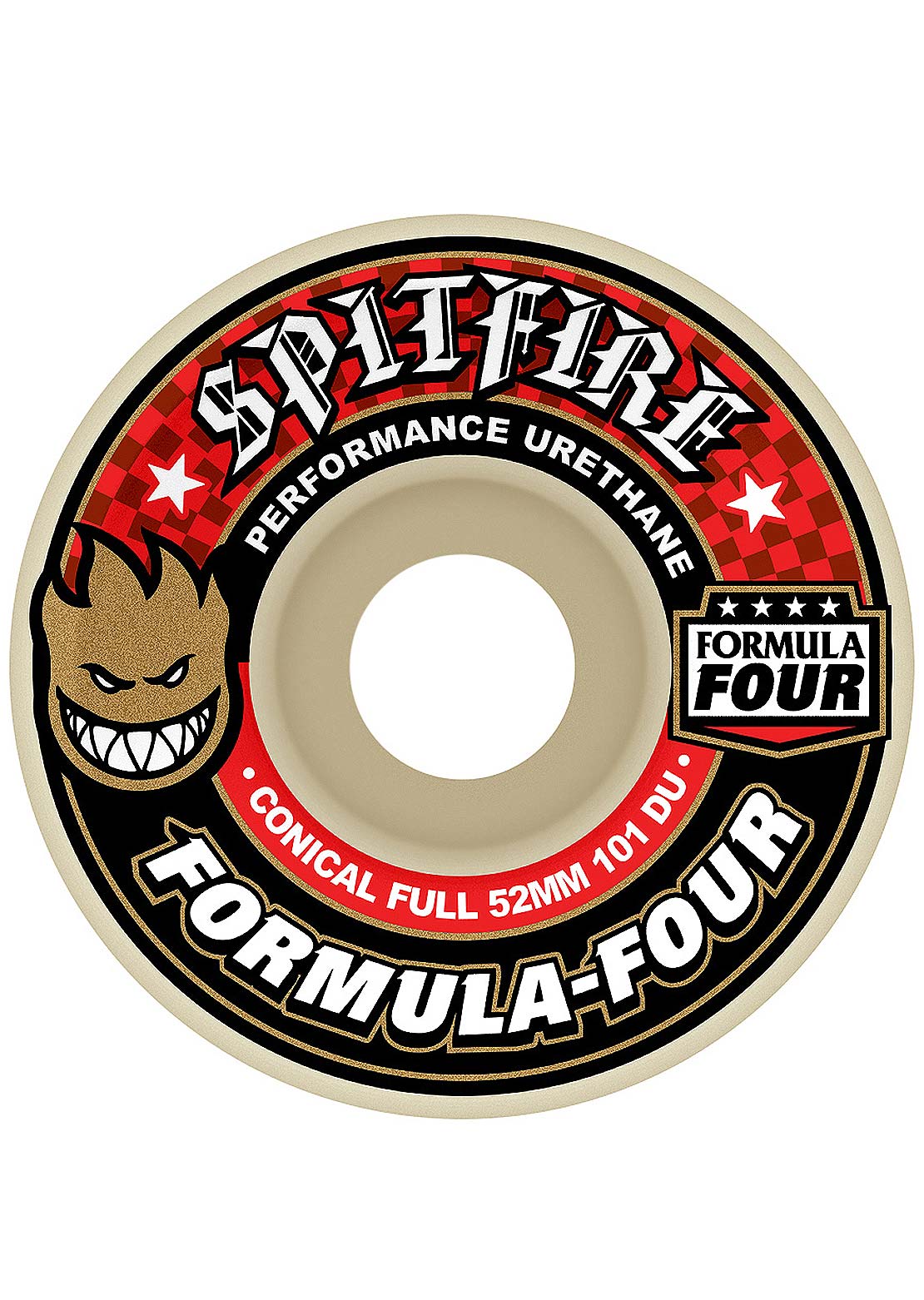 Spitfire F4 101D Conical Full Skateboard Wheels Natural