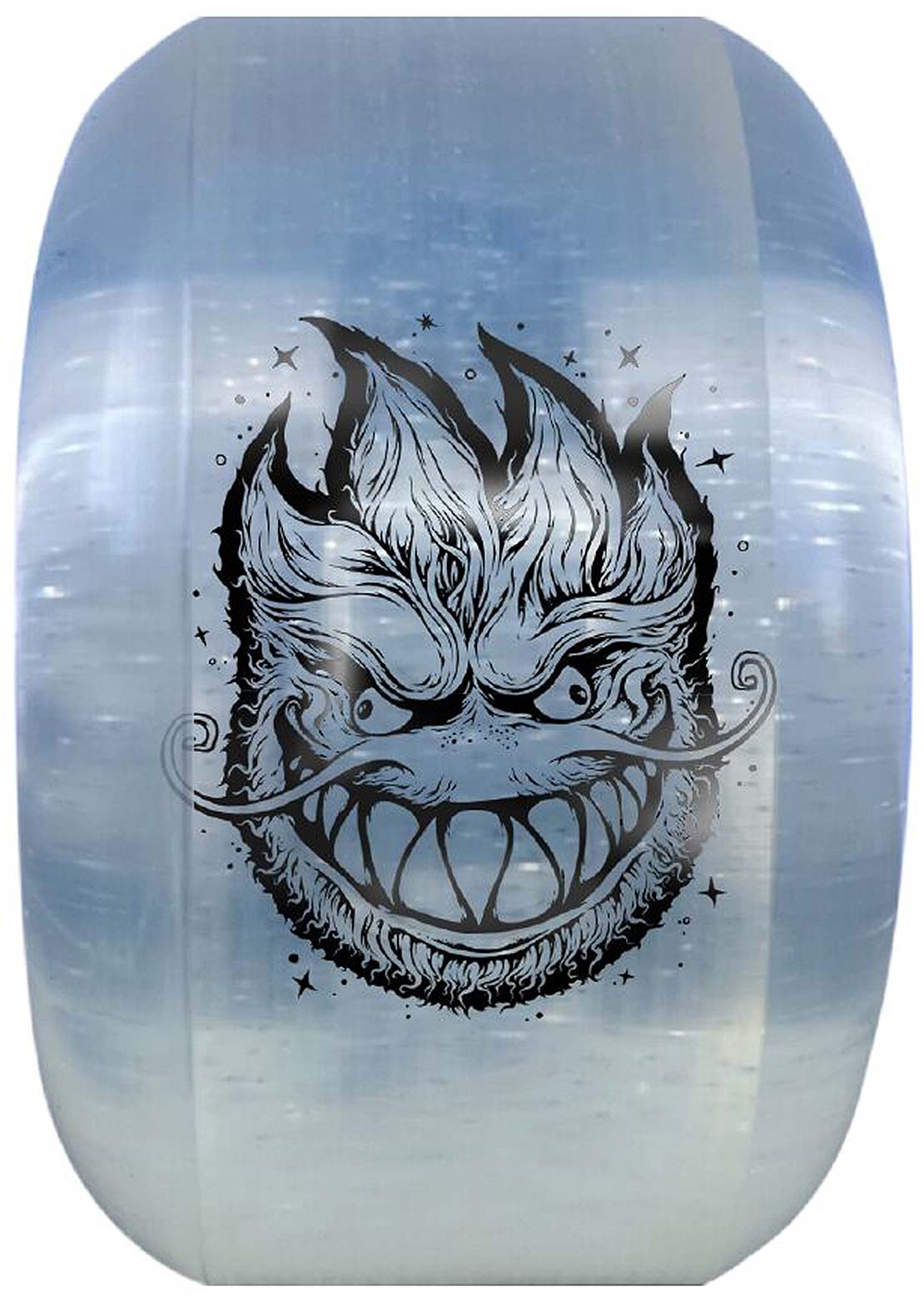 Spitfire Sapphire 90D Grimple Dust Skateboard Wheels Clear/Silver Glitter