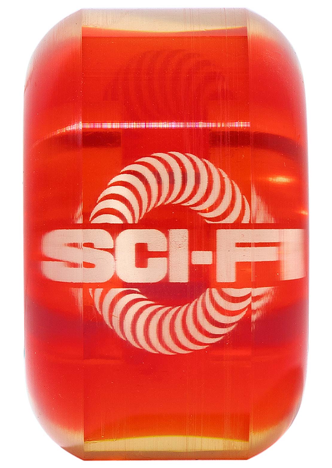 Spitfire Sapphires Sci Fi Skateboard Wheels Clear/Red