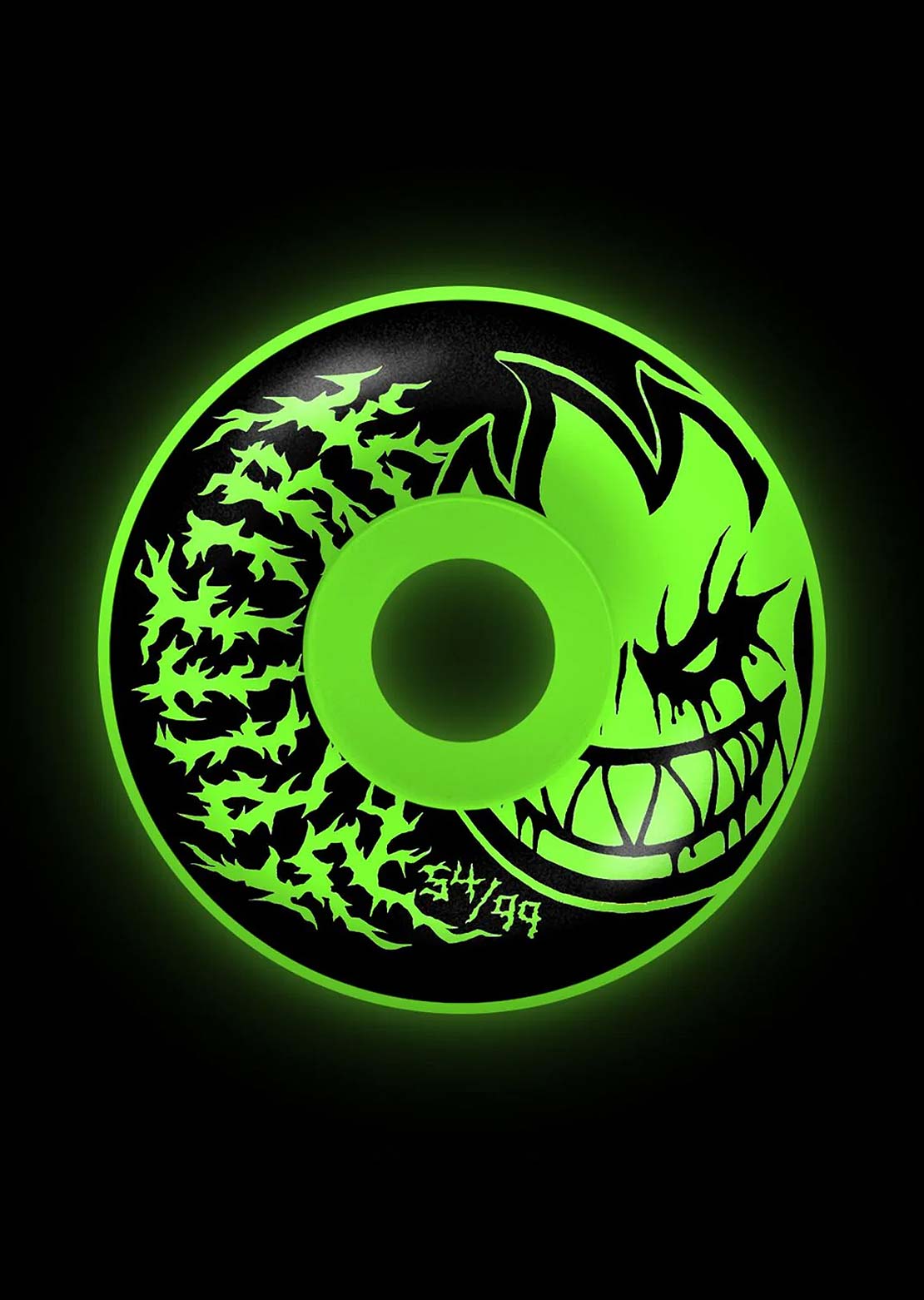 Spitfire Unisex F4 99 Deathmask II Bighead Radial Full Skateboard Wheels
