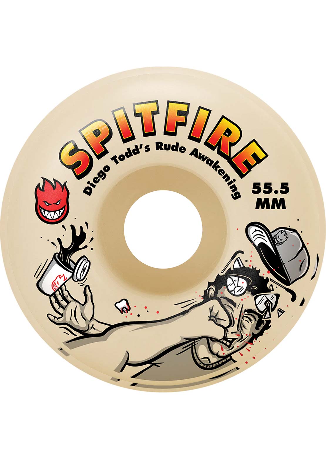 Spitfire Unisex F4 99 Diego Rude Awakening Classic Skateboard Wheels