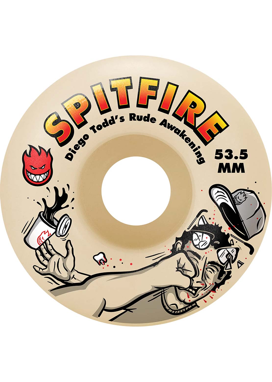 Spitfire Unisex F4 99 Diego Rude Awakening Classic Skateboard Wheels
