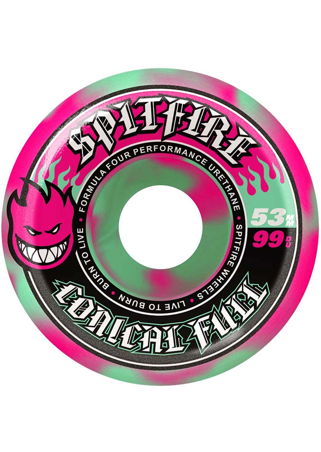 Spitfire Unisex F4 99 Team Color Pack Conical Full Skateboard Wheels