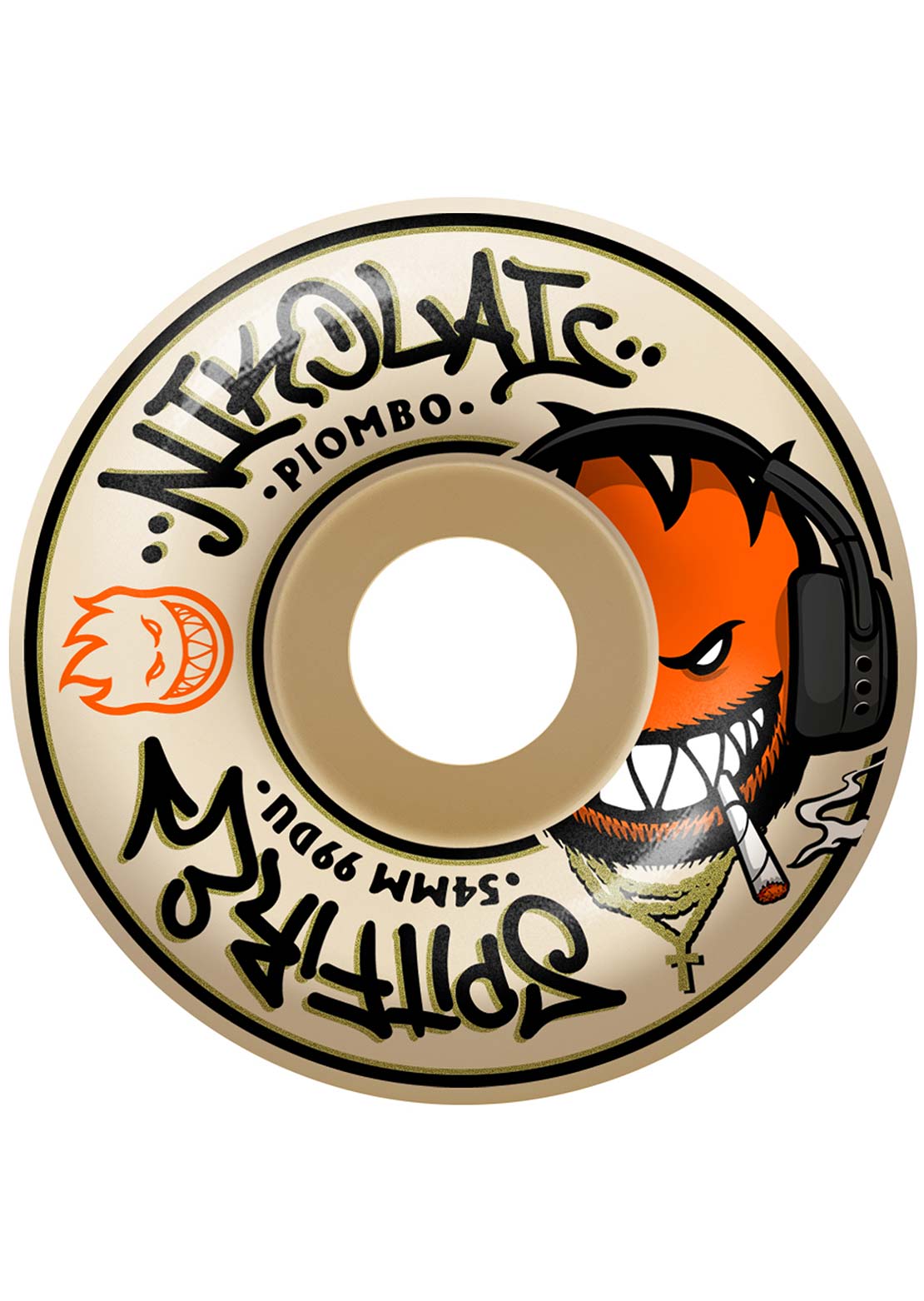 Spitfire Unisex F4 99D Nikolai Pro Edition Classic Skateboard Wheels
