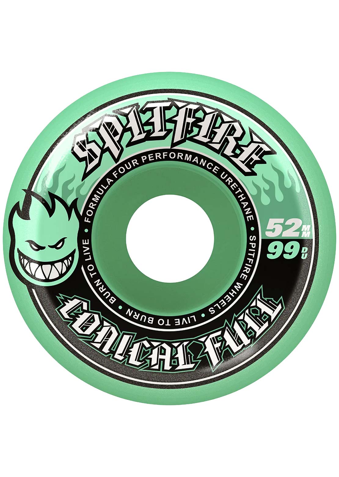 Spitfire Unisex F4 99D Team Color Pack Conical Full Skateboard Wheels