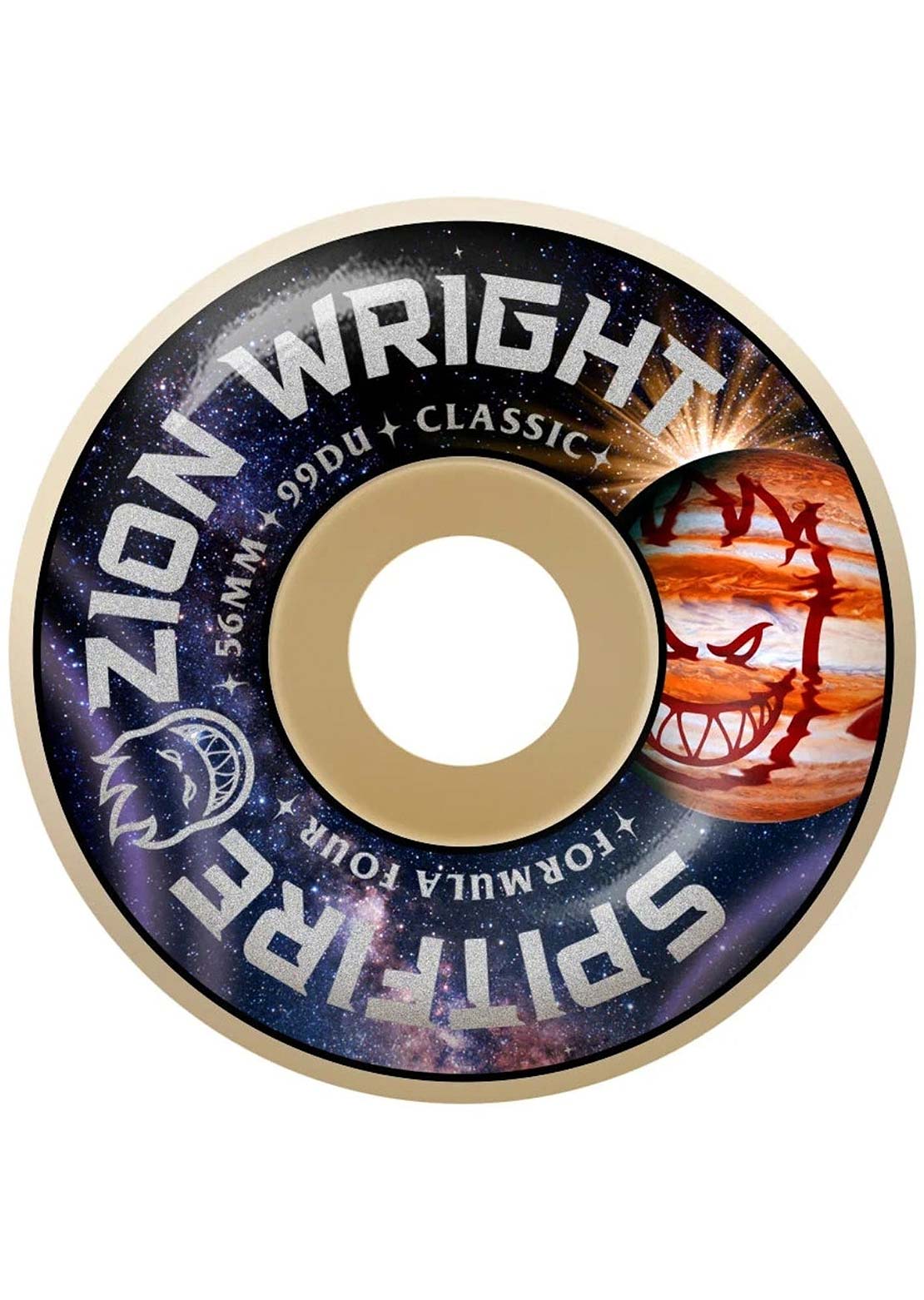 Spitfire Unisex Zion Cosmic F4 99 Classic Skateboard Wheels Natural