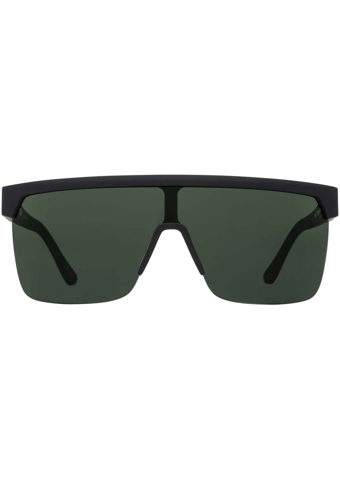 SPY Optic Men's Flynn 5050 Sunglasses Matte Black/Happy Gray Green