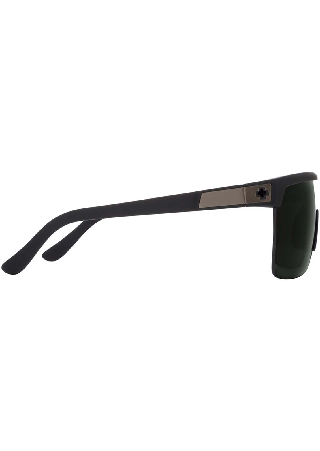 SPY Optic Men's Flynn 5050 Sunglasses Matte Black/Happy Gray Green