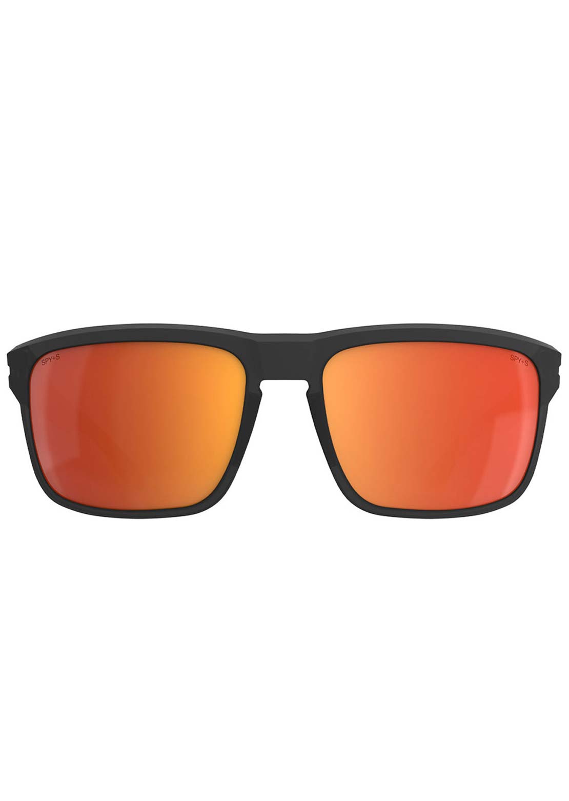 SPY Optic Men's Region ANSI Safety Sunglasses Translucent Matte Black/Happy Boost Polar Orange Mirror