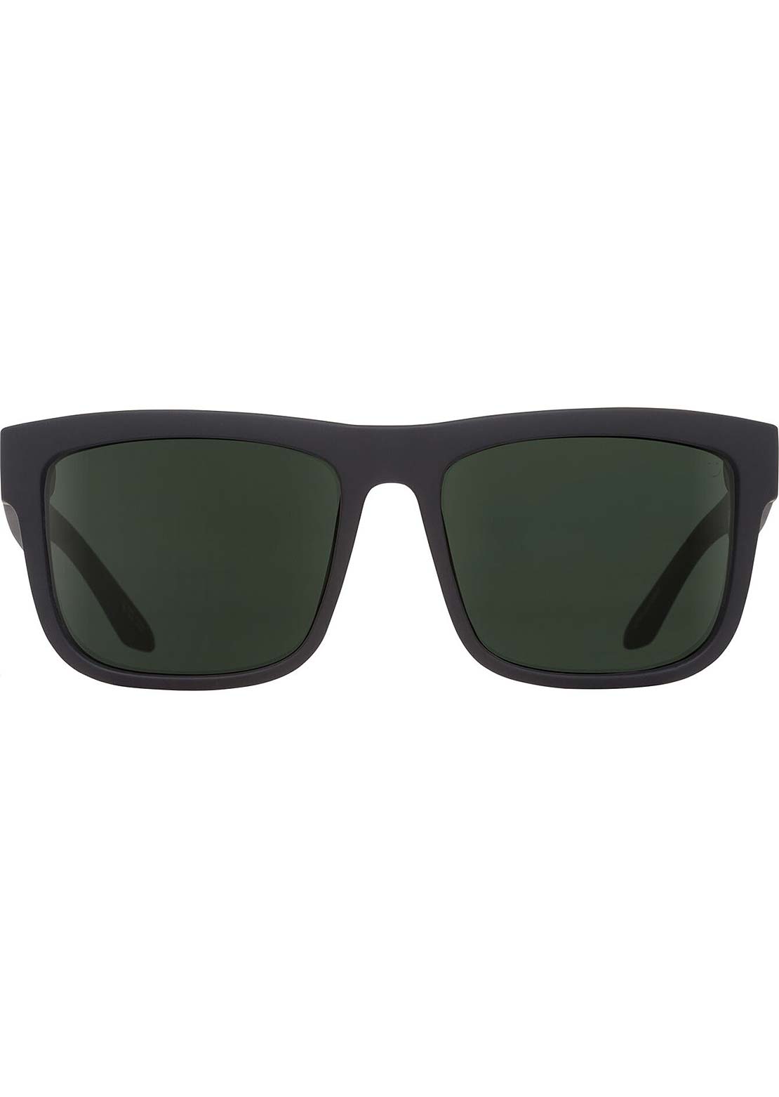 SPY Optic Unisex Discord Sunglasses Soft Matte Black/Happy Gray Green Polar