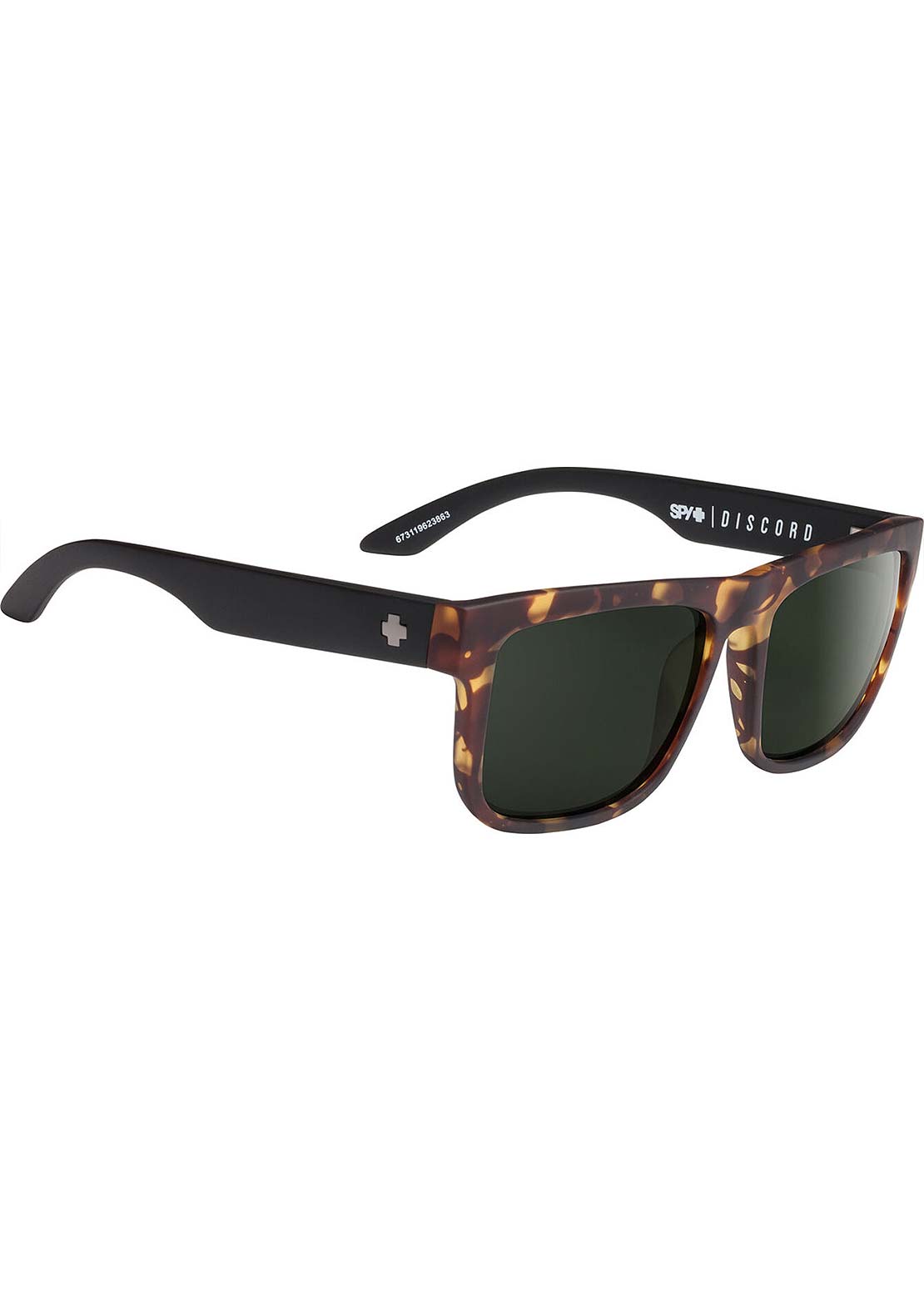SPY Optic Unisex Discord Sunglasses Vintage Tortoise/Happy Gray Green