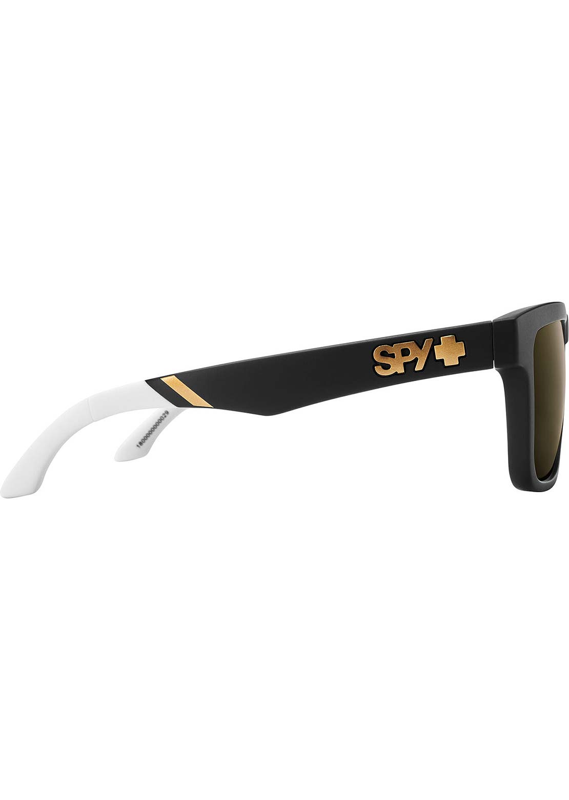 SPY Optic Unisex Helm Sunglasses Matte Black White/Happy Bronze Gold Mirror