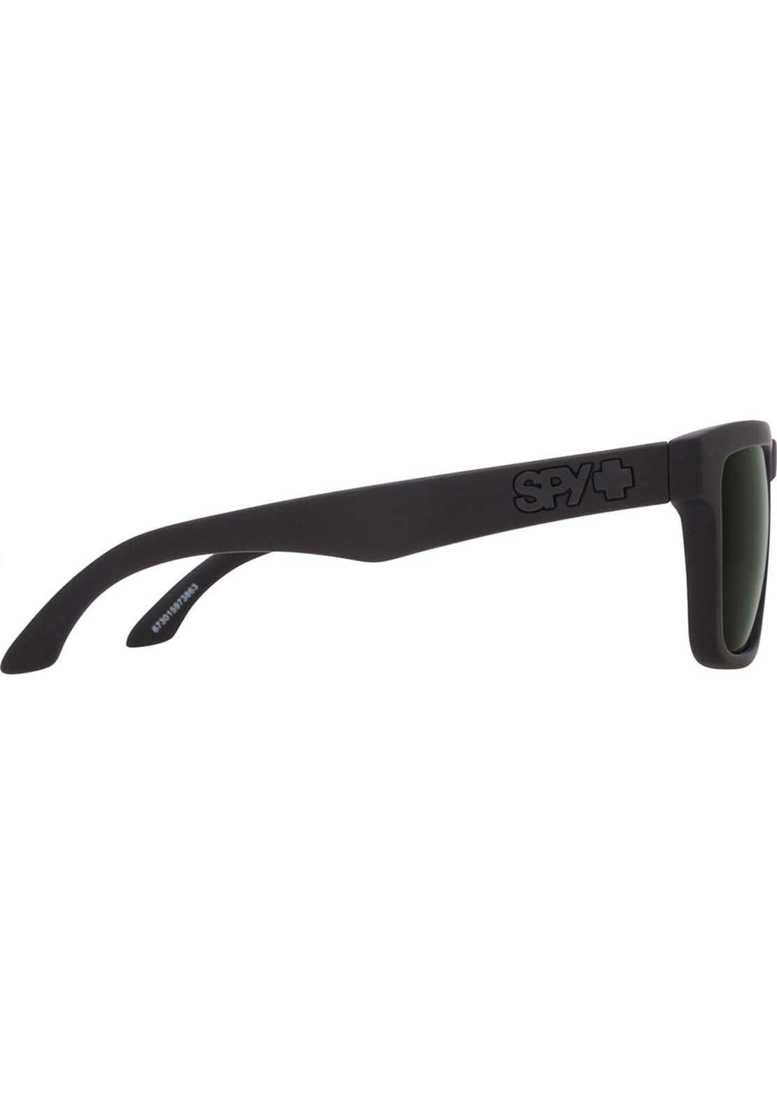 SPY Optic Unisex Helm Sunglasses Soft Matte Black/Happy Gray Green Polar