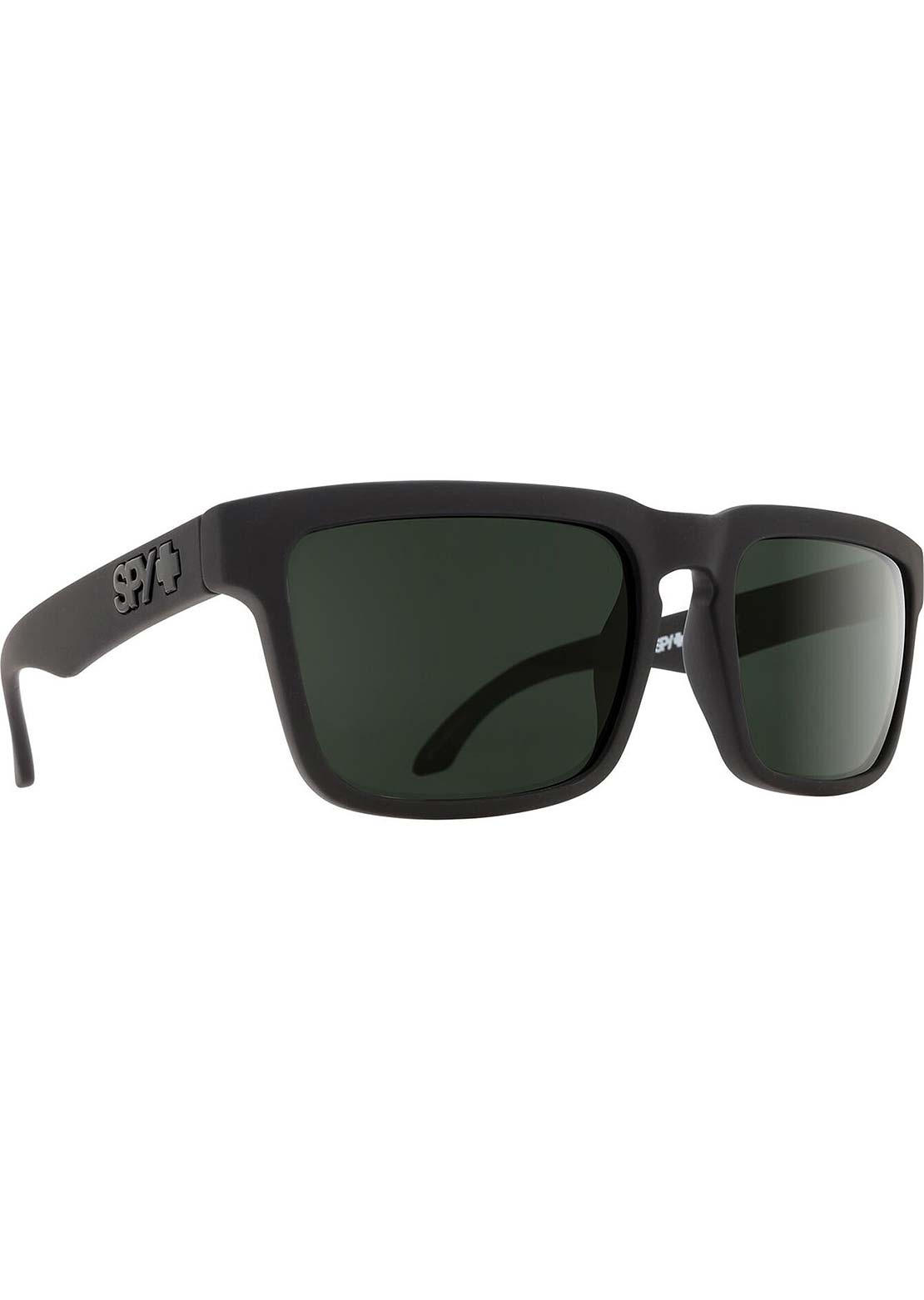 SPY Optic Unisex Helm Sunglasses Black/Happy Gray Green