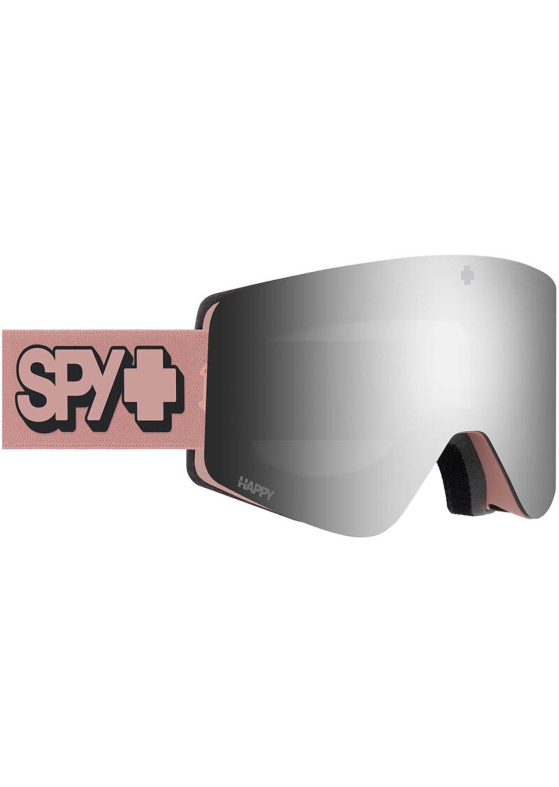 SPY Optic Unisex Marauder SE Snow Goggles Dusty Pink/Happy Bronze Platinum Mirror + Happy LL Persimmon Silver Mirror